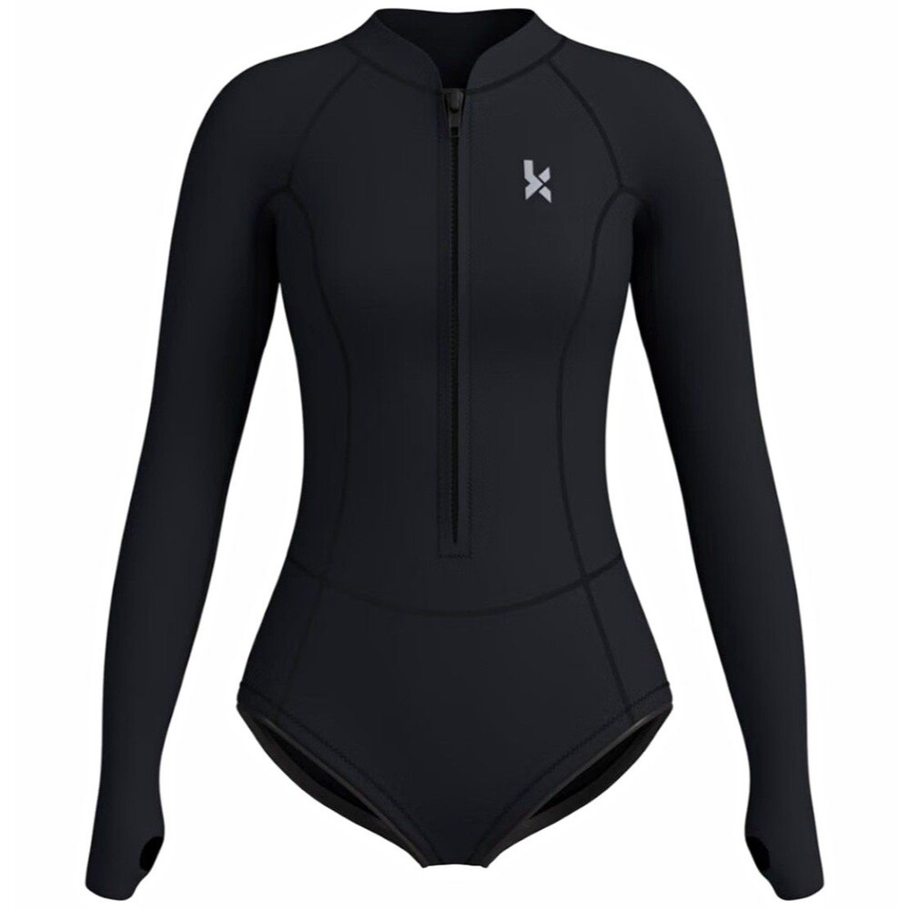 KMT Wetsuit for Women 2mm Long Sleeve Shorty Wet Suits Size 4